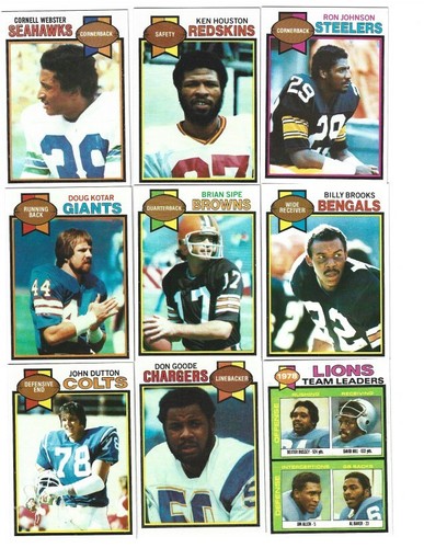 1979 Topps Football Cards Complete Your Set 251-528 - Picture 85 of 240