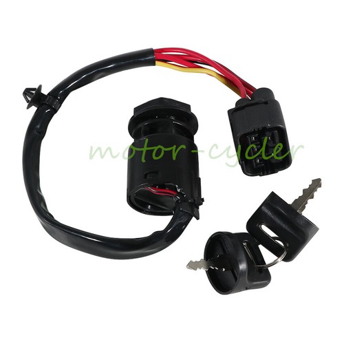 Ignition Key Switch Lock Set for Honda SXS700M4D Pioneer-4 700 Deluxe 2017-2022 - Picture 10 of 10