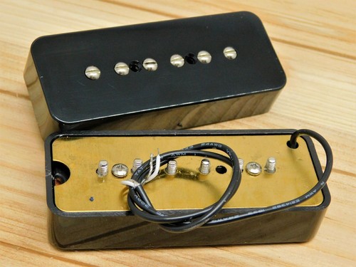 G.M. P-90 Soap Bar Pickup Set Black for for Gibson, Epiphone ® Ceramic - Picture 6 of 8