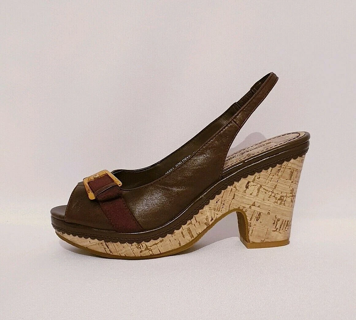 Leather wedges shop uk