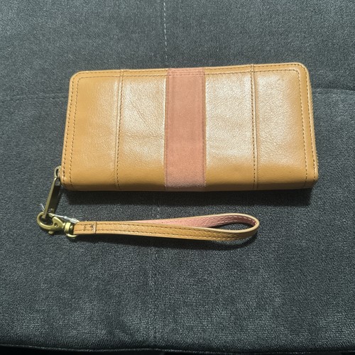 fossil wristlet women leather vintage - Picture 1 of 7