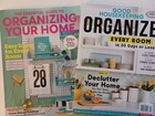 Organize Your Home & Organize Every Room- Good Housekeeping Magazine Lot Of 2
