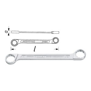 8pcs. HAZET 610N//8RS Double box-end wrench set