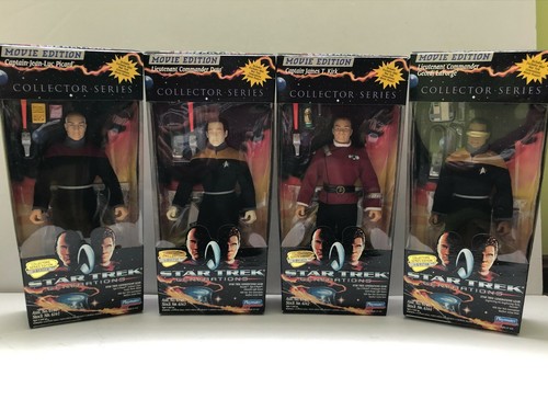 Star Trek Playmates Generations 9" Full Set of 4 1994 NIB NM/MT! BEAUTIFUL SET! - Picture 1 of 10