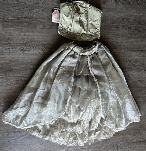 Birthday Flower, Girl Dress green skirt and blouse set Baptism Pageant Gowns10SZ - Picture 4 of 23