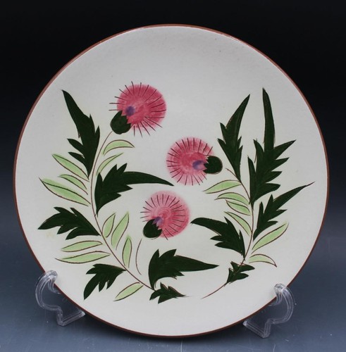 Vintage Stangl Pottery Thistle Pattern 5 Piece Group Lot Plate Cup S&P Shakers - Picture 2 of 6