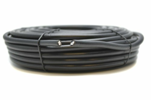 Cavo coassiale satellitare RG6 25m nero cavo coassiale per TV Sky Plus HD e F + clip - Foto 4 di 12
