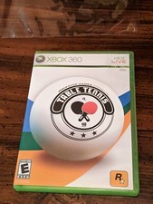 Rockstar Games Presents Table Tennis (Xbox 360, 2006) CIB pics great condition