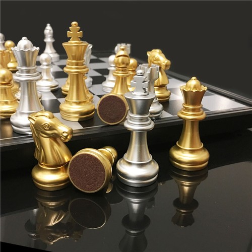 Magnetic Travel game Chess Set Folding Chessboard Professional Tournament Chess - Picture 15 of 15