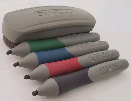 SmartBoard Stylus Marker Stifte & Radierer (rot, grün, blau, schwarz) - Bild 3 von 4