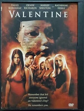 Valentine (DVD, 2001) David Boreanaz Denise Richards Horror Snap Case R1 OOP