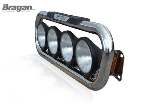 Grill Bar For Renault T Range Long Haul C Construction Stainless Steel Truck Bar - Picture 2 of 12