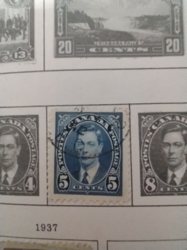 Stamp Canada - King George VI 1937 - Picture 1 of 1