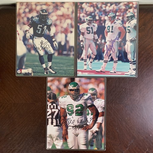 40 Vintage Philadelphia Eagles autographed photos & cards Collection Football - Picture 12 of 19