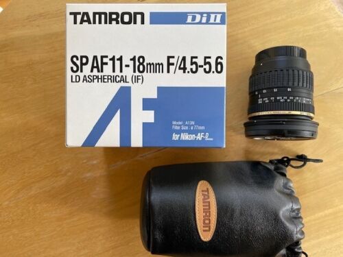Tamron 11-18 f4.5-5.6 Di wide-angle lens for Nikon, unused condition