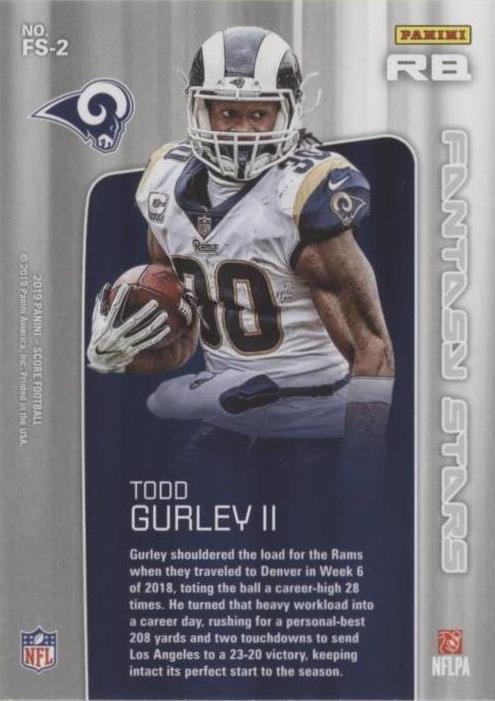 2019 Score Todd Gurley II #FS-2