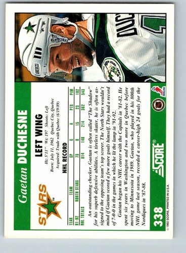 1992-93 Score Canadian 92 NHL Hockey Cards - U-Pick From List - Picture 281 of 423