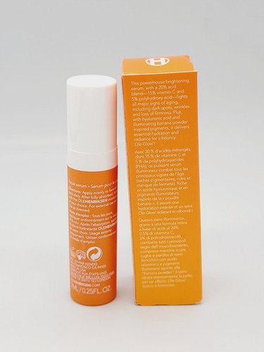 SIERO OLE HENRIKSEN Banana Brillante Vitamina C 7 ml/0,25 once Mini Taglia da Viaggio NUOVO - Foto 2 di 2