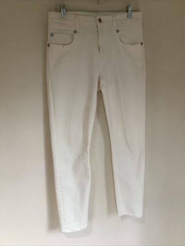 r13 jeans 28 Rinsed White Mid Rise Boy Skinny Italy Jeans - Picture 11 of 13