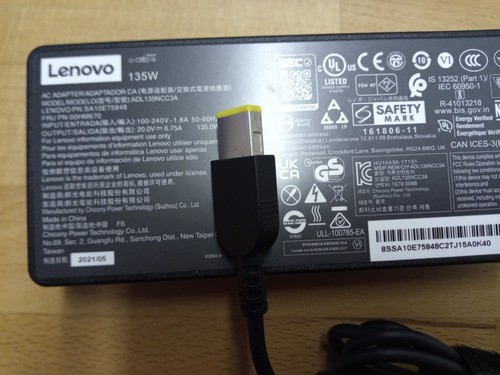 Original Lenovo Netzteil Model ADL135NCC3A mit Netzkabel - Lenovo ThinkPad 135W - Bild 3 von 4