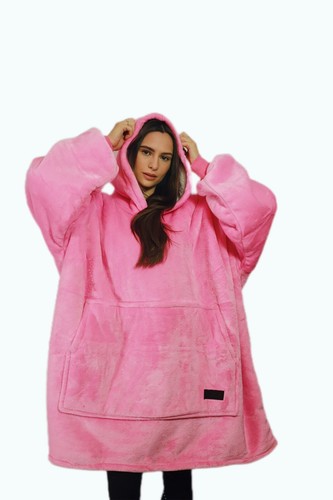 Women's Oversized Hoodie Blanket Cozy Fleece Wearable Warm Winter Sweatshirt - Picture 7 of 50