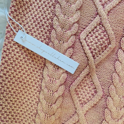 Neu mit Etikett Callahan Revolve Pullover U-Boot-Ausschnitt Acid Pink Wash Zopfmuster - Größe XS - Bild 6 von 12