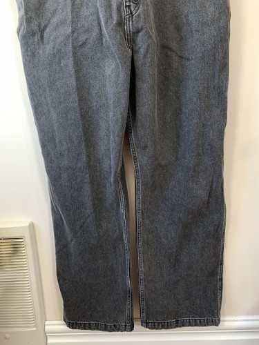 Levi's Workwear Overalls Bib Red Tab Black Fade Mens XXL NWOT Denim - Picture 5 of 17