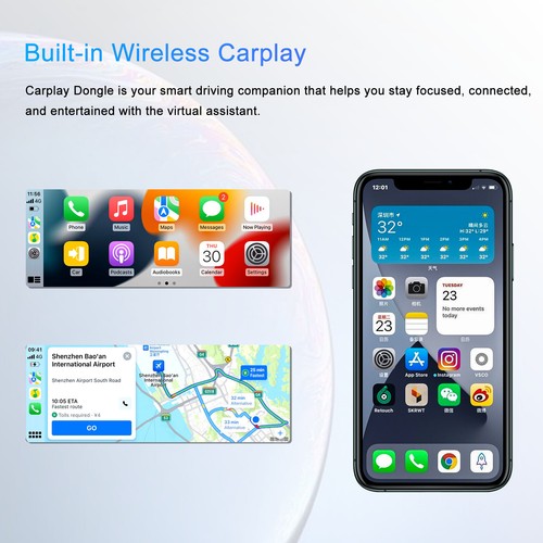 12.3" Android 13 Screen Carplay For BMW X5 F15 X6 F16 Autoradio Multimedia GPS - Picture 2 of 8