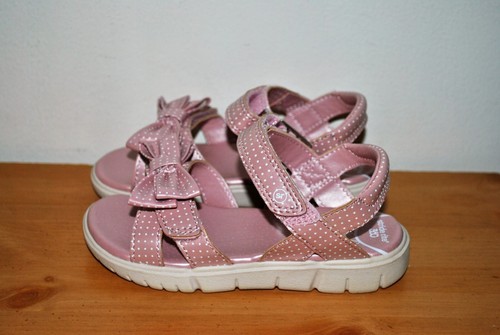 Stride Rite Girls' Cassie Pink/White Hook & Loop Sandals - Size 9, 10, 11 - Picture 2 of 10