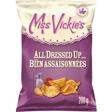 4-Pack Miss Vickies Kettle Cooked Potato Chips, All Dressed Up