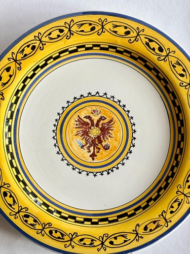 Palio di Siena Aquila Eagle Dinner Plate 10 3/4 - Picture 2 of 7