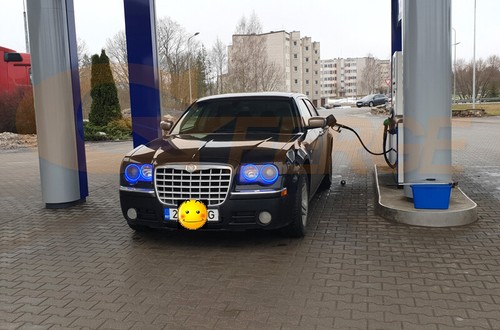 Para Chrysler 300 C 300C Multicolor RGB LED Ojos de Ángel Kit Bluetooth APP - Imagen 4 de 10