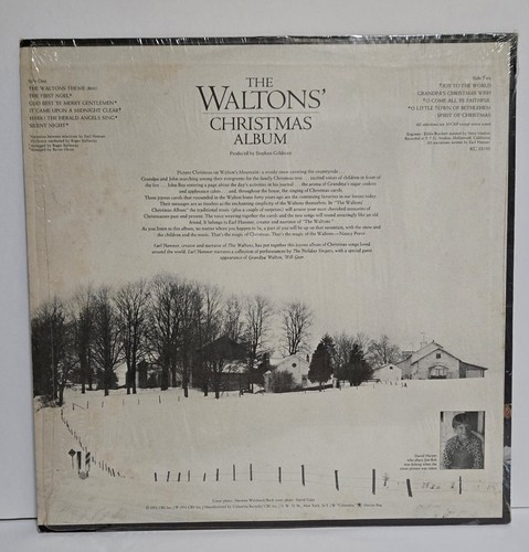 1974 Vintage The Waltons Christmas Album Vinyl LP Record TV Show - Picture 2 of 4