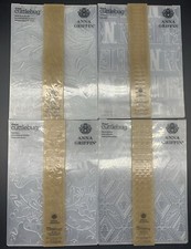 Anna Griffin Lot 4.5x7 Embossing Folder Cuttlebug Christmas Tree Reindeer Holly