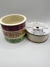 VTG Hallmark Ribbon Lot Of 4 Rolls 3/4" Hall Sheen ~1” Wire Edged HOLIDAY COLORS