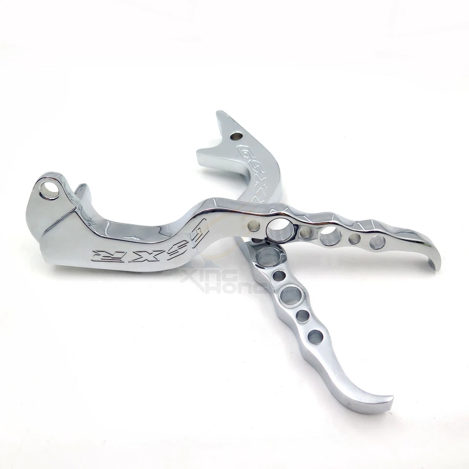 Palanca de embrague de freno cromada para Suzuki 97-03 GSXR 600 96-03 GSXR750 01-04 GSXR1000 Foto 3 de 4
