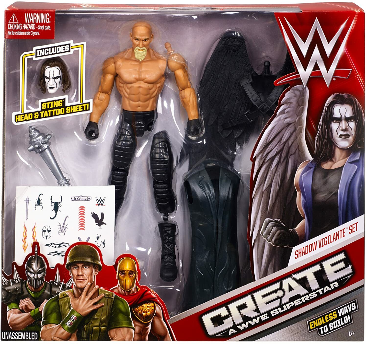 Tas038495 - 2015 Mattel Create a WWE Superstar Shadow Vigilante ... Tas038495 - 2015 Mattel Create a WWE Superstar Shadow Vigilante ...
