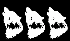 Wolf Moon Forest 3 Vinyl Decal Car Truck Window Tumbler Laptop Tablet Notebook