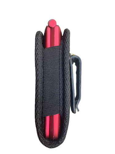 Open Top Black Nylon Case fits LG Exalt LTE - 第 3/3 張圖片