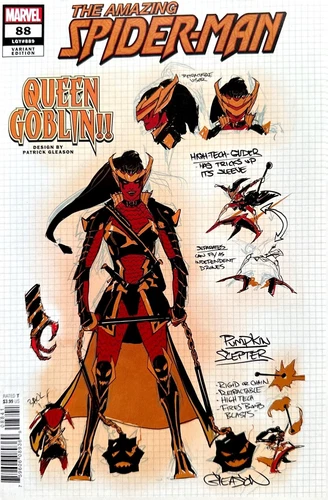 AMAZING SPIDER-MAN VOLUME 5 #88 1:25 PATRICK GLEASON INCENTIVE VARIANT COVER NM