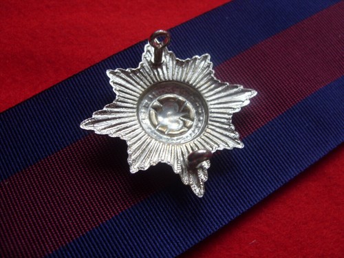 CAP BADGE IRISH GUARDS SNCO  & BERET RIBBON   IG   BRITISH ARMY FOOT GUARDS - Picture 2 of 3