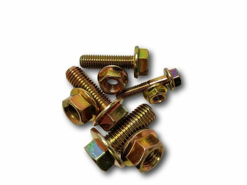 Kit surtido de pernos y tuercas de brida métricas grado 10,9 piezas amarillo zinc - Imagen 16 de 39