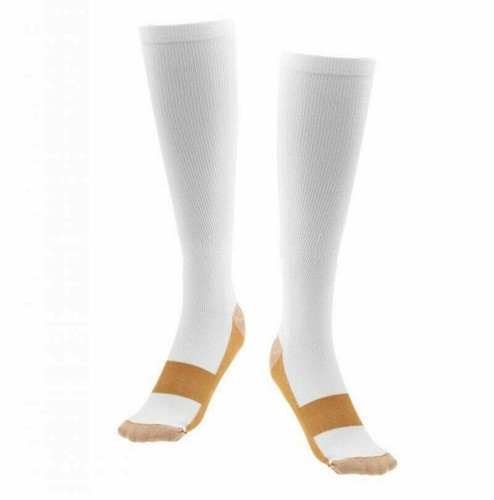 3/6 Pairs Knee High Graduated Compression Socks Men Women Stocking for Diabetics - Picture 9 of 15