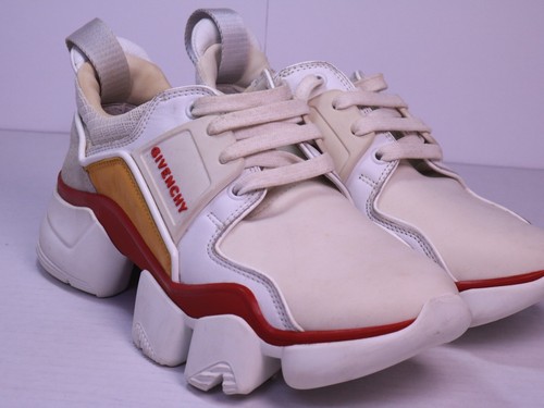 Sneakers grosse GIVENCHY da donna bianche gialle rosse mascella miste misura EU38/US8 - Foto 24 di 24