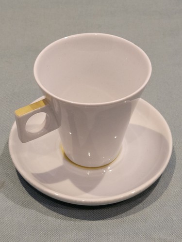 Nescafé 2er Set Dolce Gusto Kaffee konisch grün & weiß Tassen & Untertassen GC - Bild 5 von 6