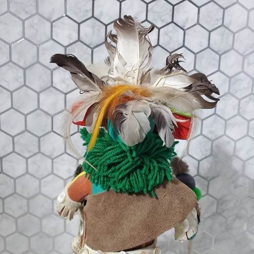 Kachina Hopi Native American Left Handed Figurine Doll Signed Guy Yazzie - Picture 11 of 21