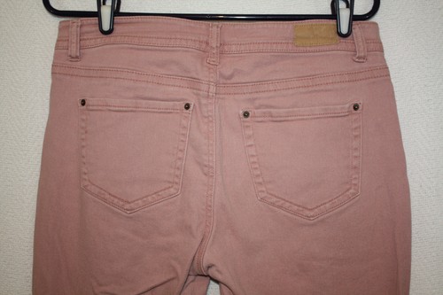 Adam Levine Blush Pink Ankle Jeans Women’s Sz 11 (32x27) Destroyed Ripped - Picture 4 of 6