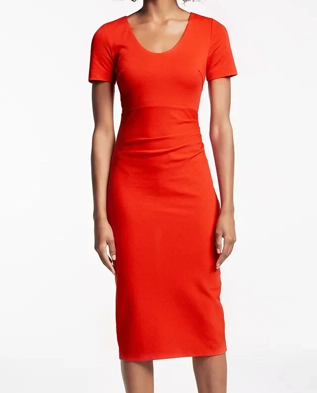 Boden Honor Ponte Dress Red Size 18L New With Tags