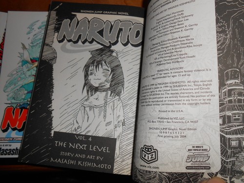 NARUTO Manga #1-8 by Masashi Kishimoto in English graphic novel- PB VGC - Picture 10 of 14