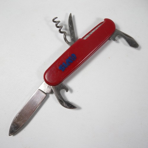 MEHRZWECK TASCHENMESSER DIAMOND SUPERIOR ROT WERBUNG AVIS VINTAGE - Bild 3 von 9